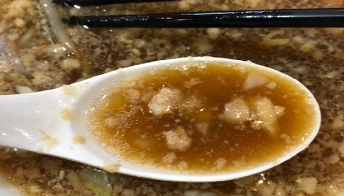 ふじ麺のスープ