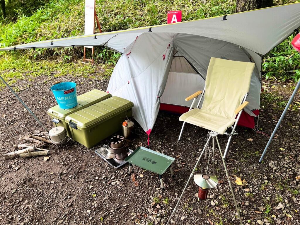 【2024/8/28】最初で最後の県立赤城公園キャンプ場でのソロキャンプ